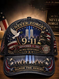 9.11 Never Forget Commemorative Printed Hat