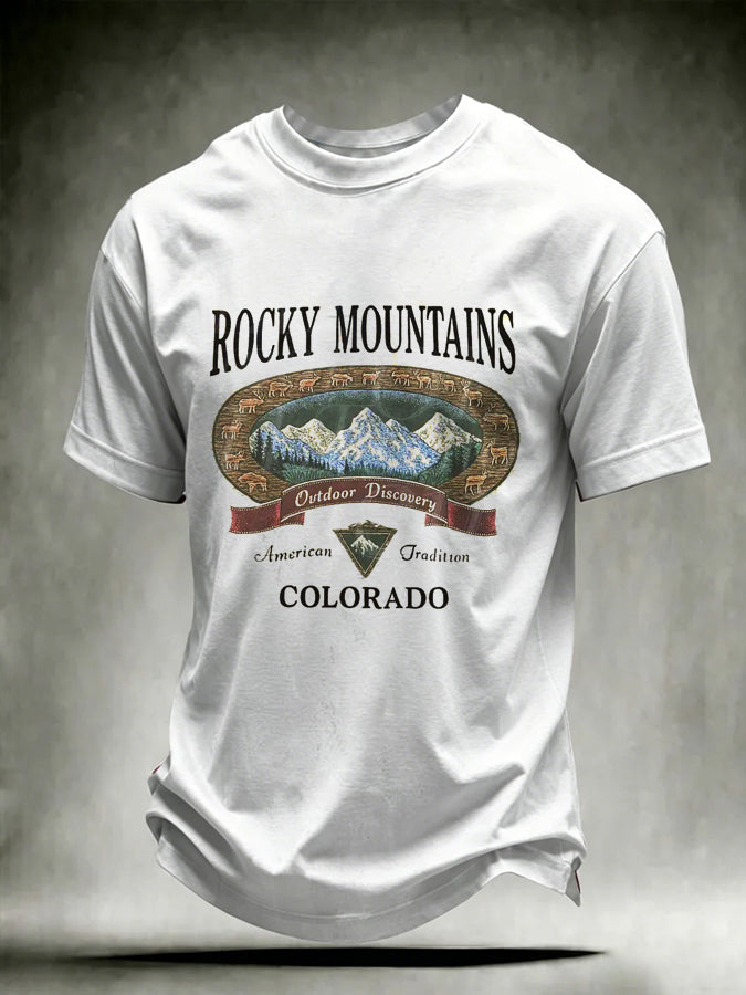 Men's Colorado Strong Print Short Sleeve T-Shirt