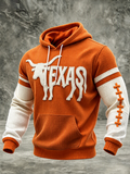 Men's Football Printed Casual Hoodie