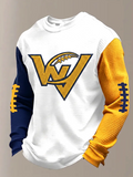 Men'S Football Printed Waffle T-Shirt
