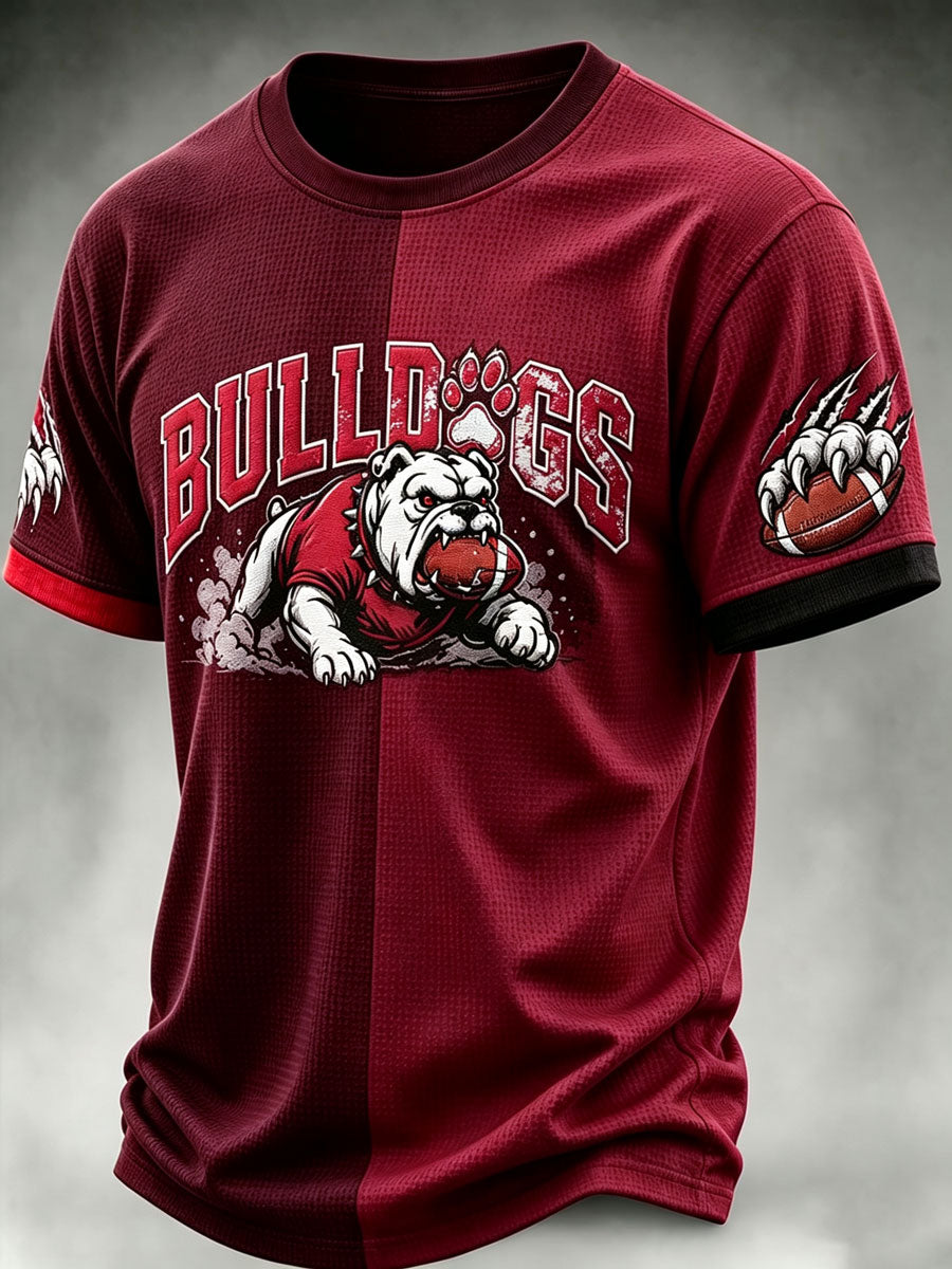 Men'S Football Fan Waffle T-Shirt