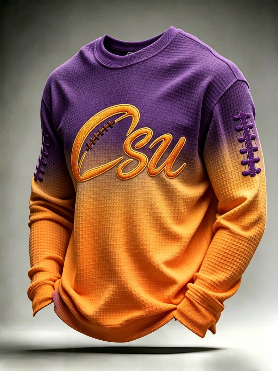 Men's Rugby Printed Waffle T-Shirt