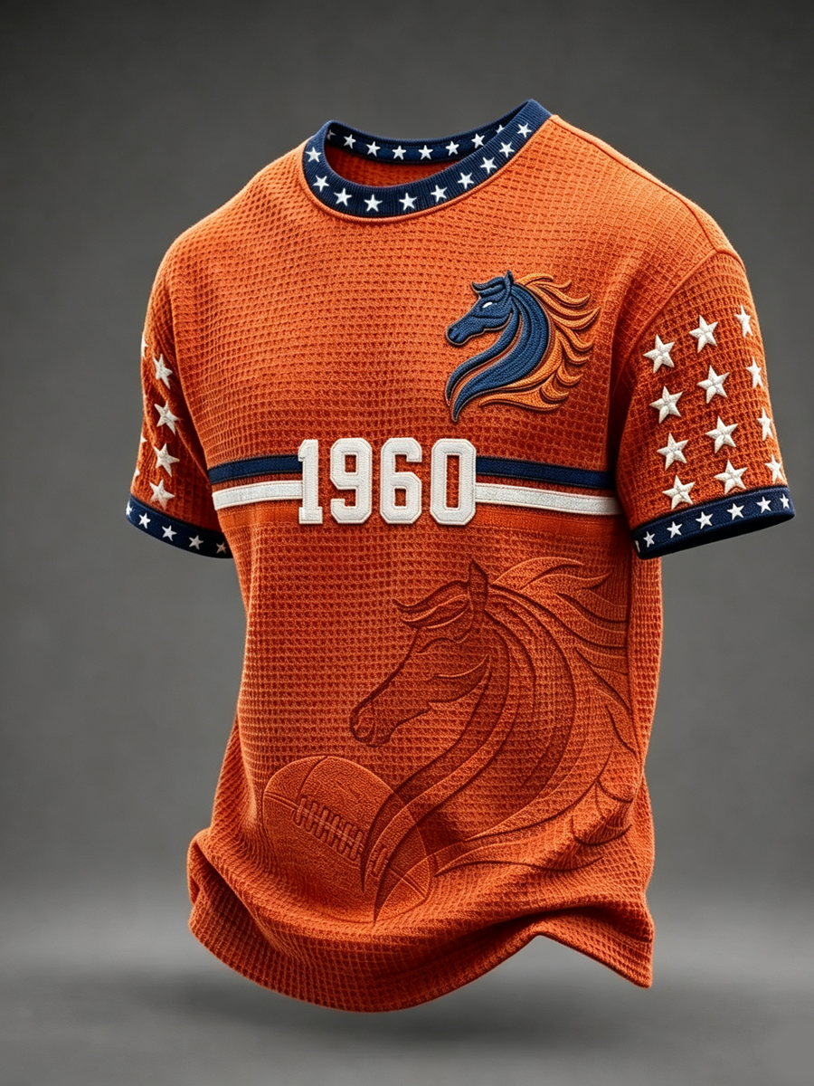 Men'S Rugby Fan Printed Casual T-Shirt