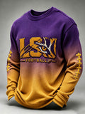 Men's Football Printed Waffle T-Shirt