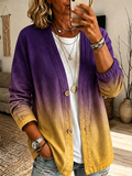 Women'S Football Printed Cardigan Jacket
