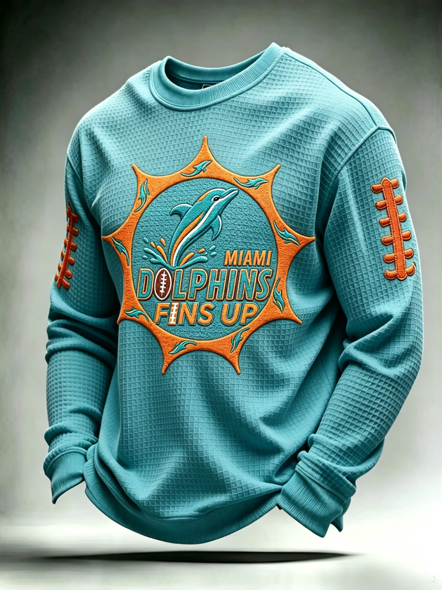 Men's Retro Football Waffle T-Shirt