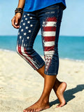 Women's Daily American 1776-2026 Founding Anniversary Celebration Printed Tight Yoga Pants
