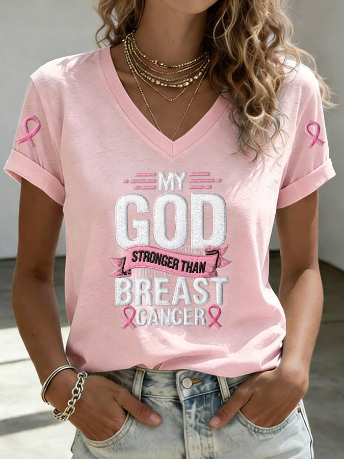 Women'S Pink Art Casual T-Shirt