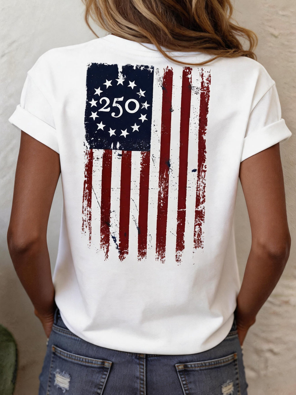 Women's U.S. 250th Anniversary Crew Neck Short-Sleeve T-Shirt