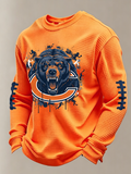 Men'S Football Printed Waffle T-Shirt
