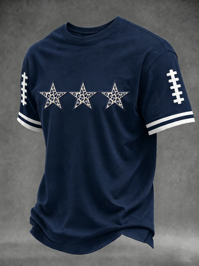 Men's Football Printed Short-Sleeve T-Shirt