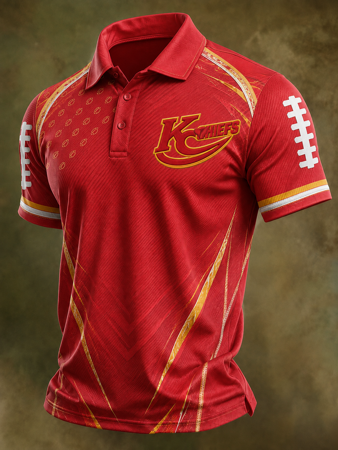 Men'S Retro Rugby Collar Polo T-Shirt