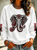 Women'S Rugby Printed Round Neck T-Shirt
