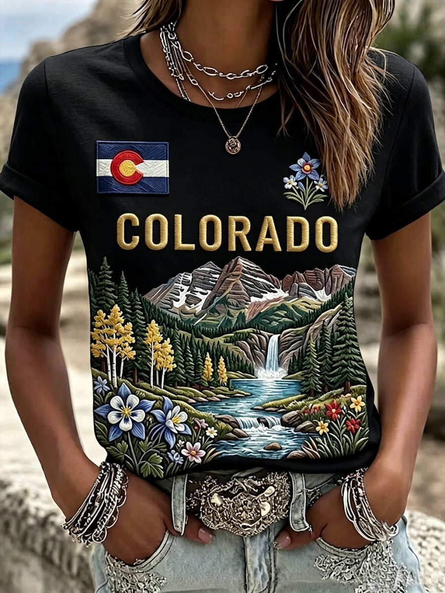 Women'S Colorado  Casual T-Shirt