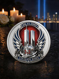 Unisex America's 9/11 Patriot Day Print Pin-back Button