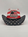 Unisex Anniversary Commemoration Our People's Half Century Commemoration Star Stripe Printed Wide brimmed Cowboy Hat