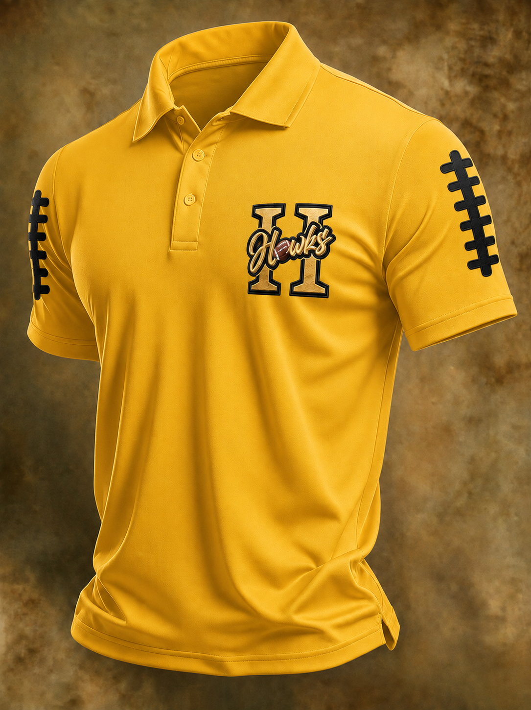 Men'S Rugby Collar Polo T-Shirt