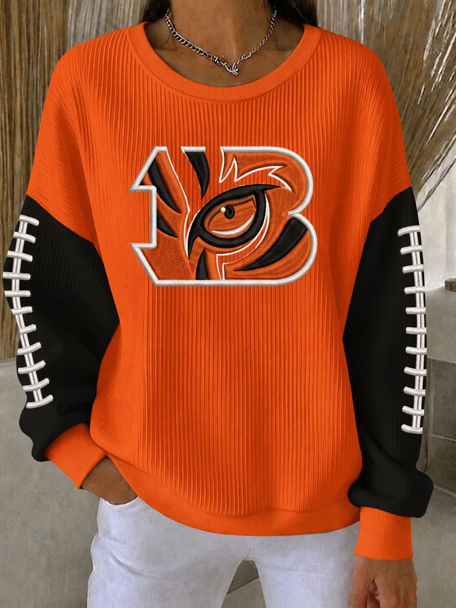 Women'S Casual Football Fan Casual Hoodie