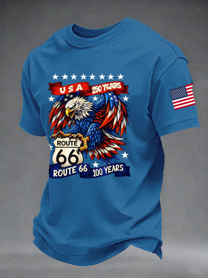 Men'S 250th Anniversary Retro Bald Eagle T-Shirt