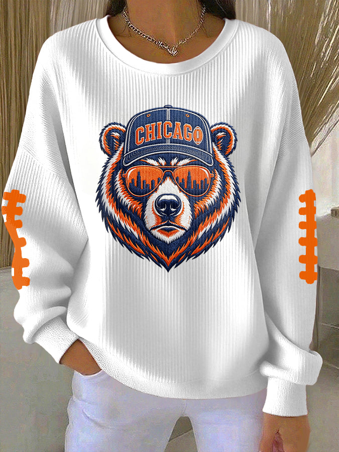 Women'S Football Printed Top