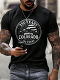 Male COLORADO STRONG Printed T-Shirt