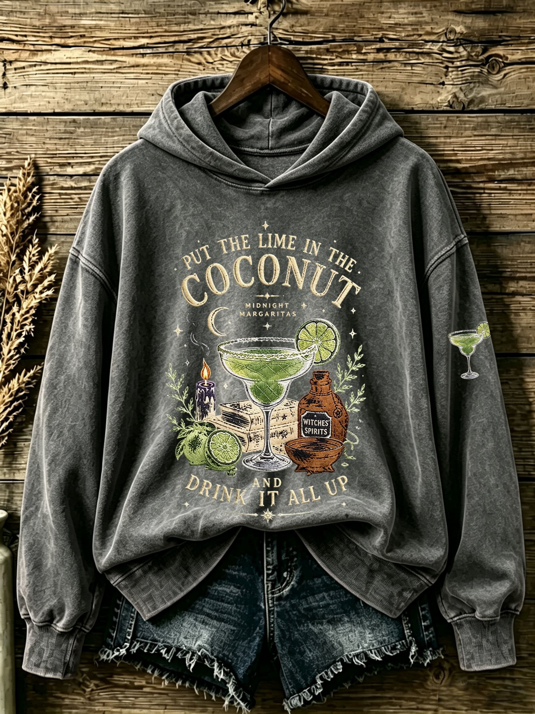 Women's Midnight Margaritas Print Sweatshirt