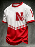 Men'S Football Print Waffle T-Shirt
