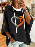 Women'S Football Print Hoodie