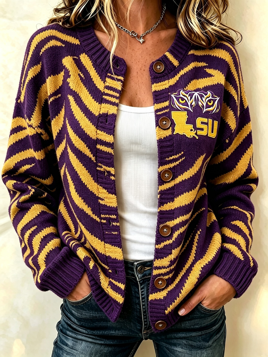 Women's Football Print Top