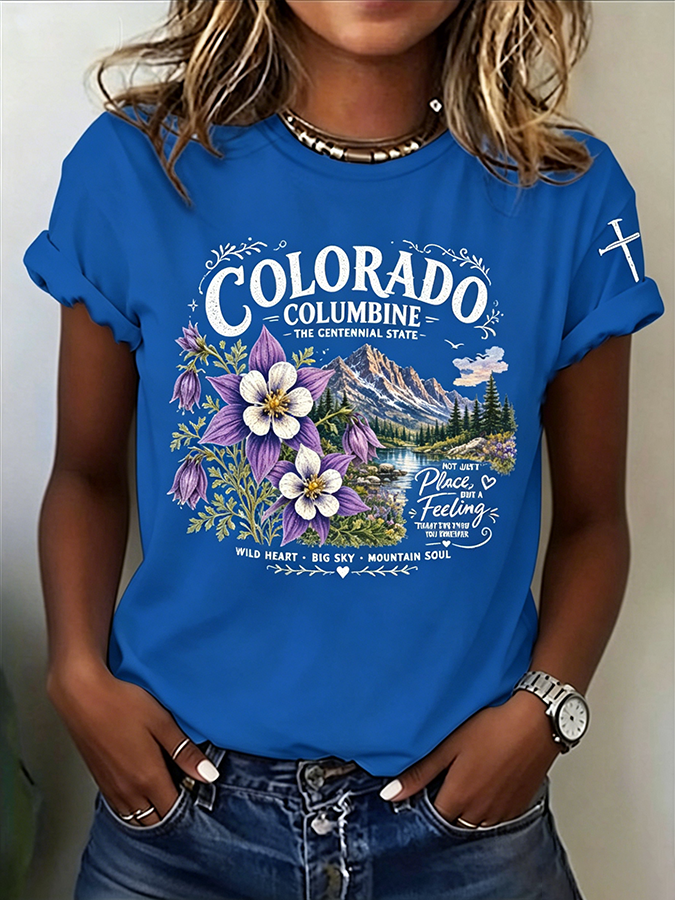 Women's Casual Colorado T-shirt