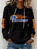 Women's Football Print Sweatshirt