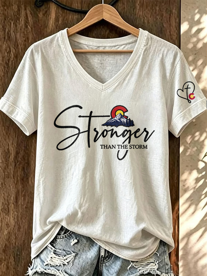 Women'S Casual Colorado Strong T-Shirt