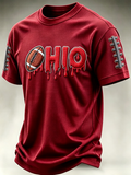 Men'S Football Fan Waffle T-Shirt