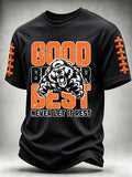 Men'S Sports Slogan Football Short Sleeved T-Shirt