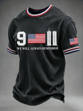 Men's 9.11 We Will Always Remember Printed T-Shirt