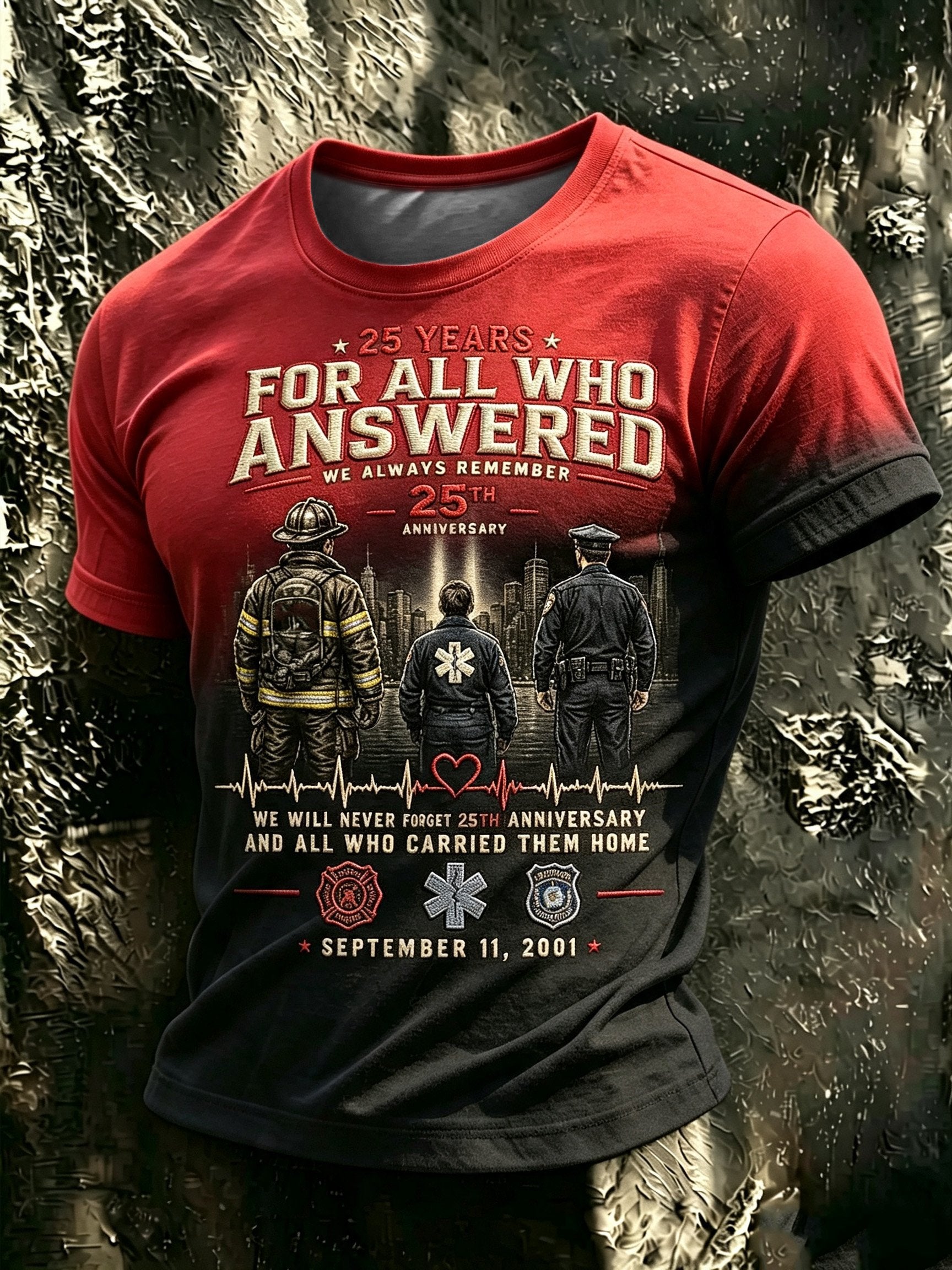 Men's 9/11 Memorial Graphic Top