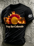 Men's Colorado Strong Print Short Sleeve T-Shirt