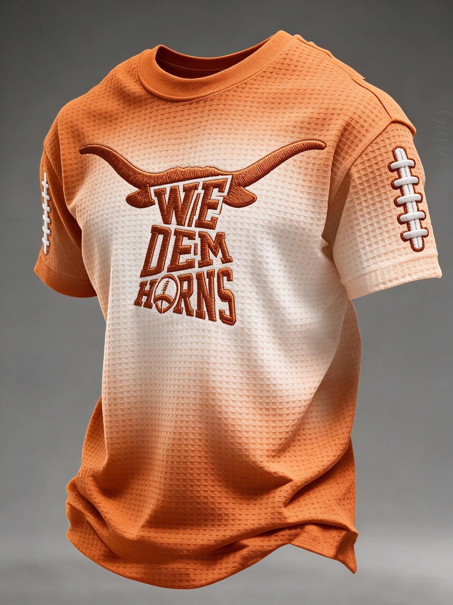 Men'S Football Fan Waffle T-Shirt