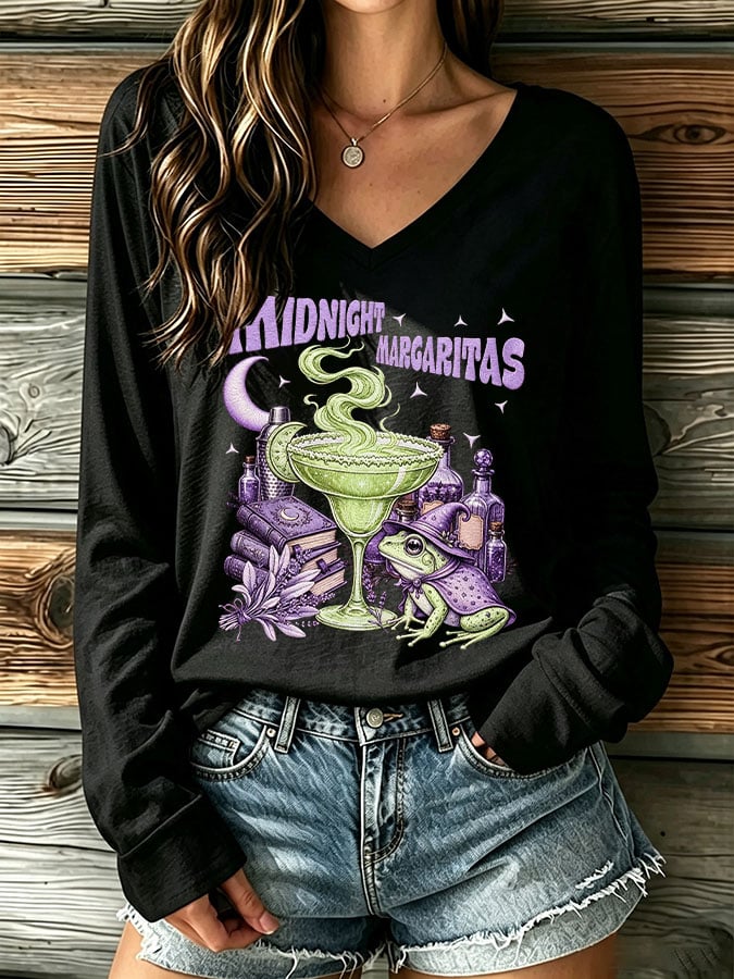 Women's Midnight Margaritas Print T-Shirt