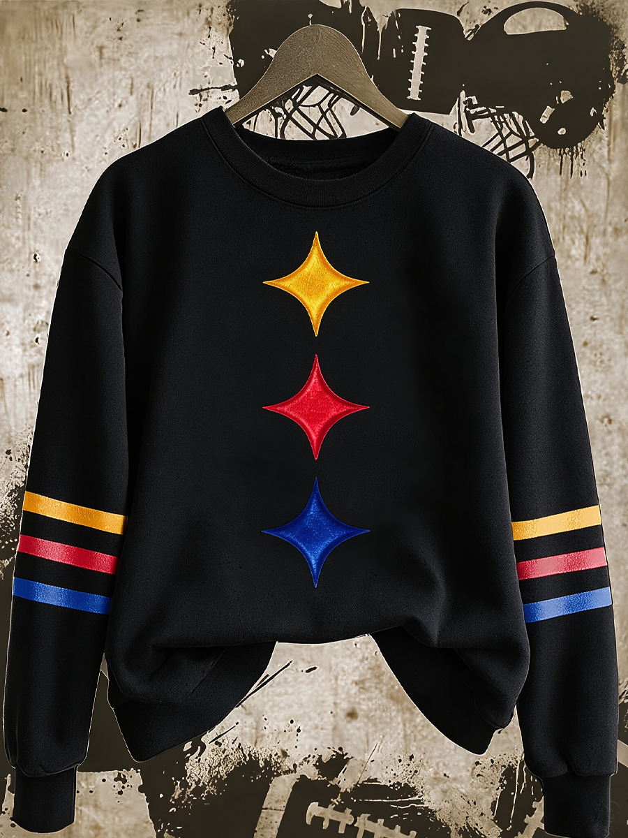 Women'S Football Print Sweatshirt