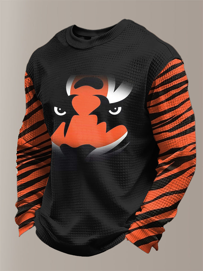Men'S Football Printed Waffle T-Shirt