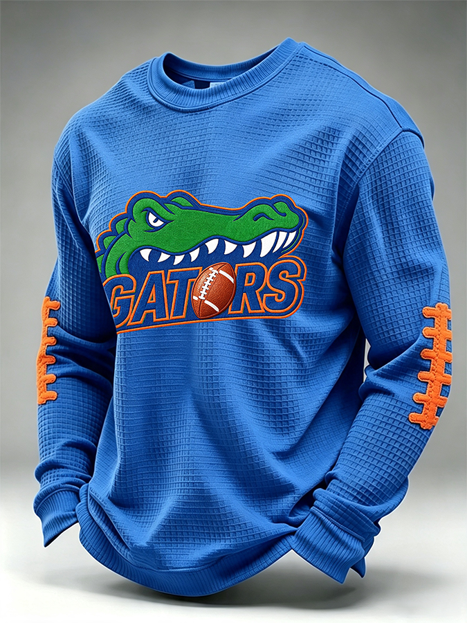 Men'S Retro Football Waffle T-Shirt
