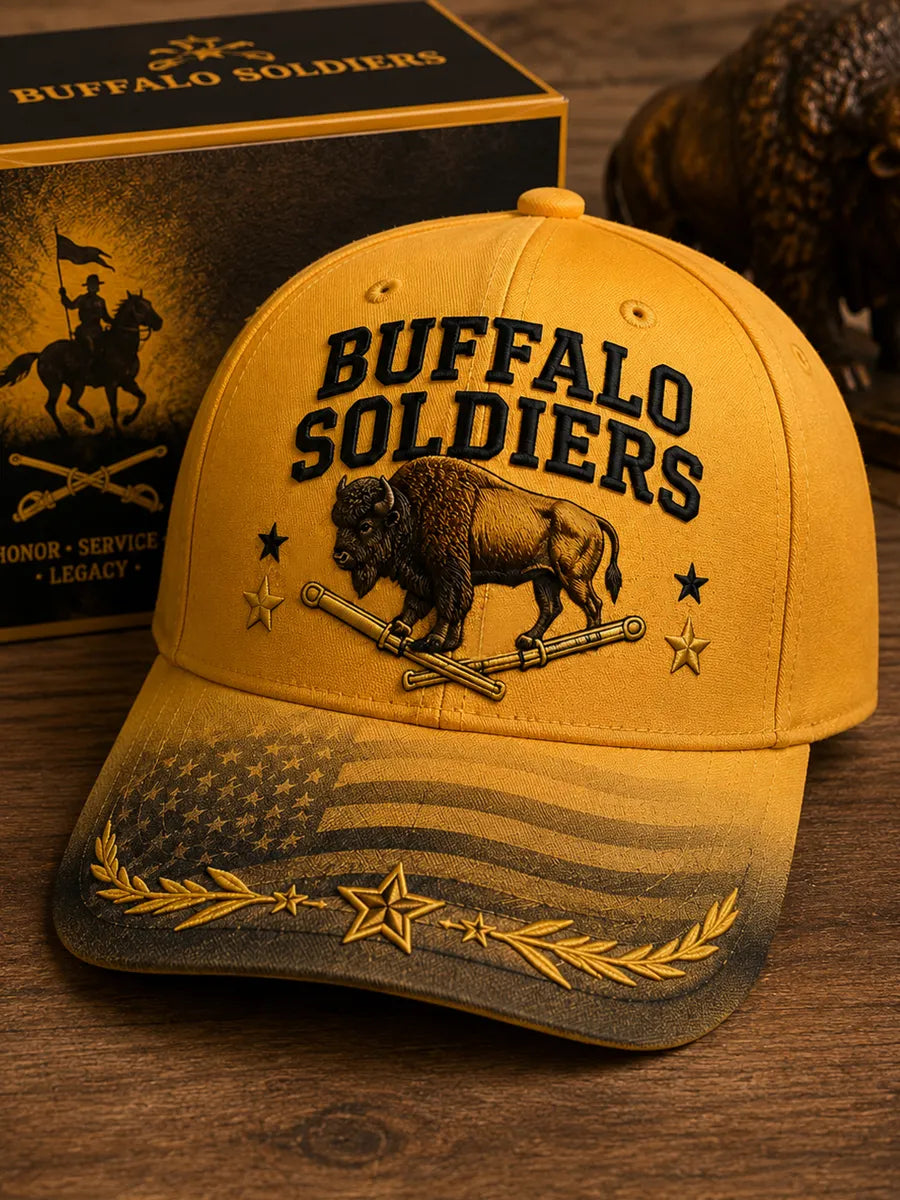 Buffalo Soldier Print Baseball Cap