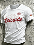 Men's Forest Fire Print T-Shirt