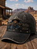 Buffalo Soldier Vintage Military Cap
