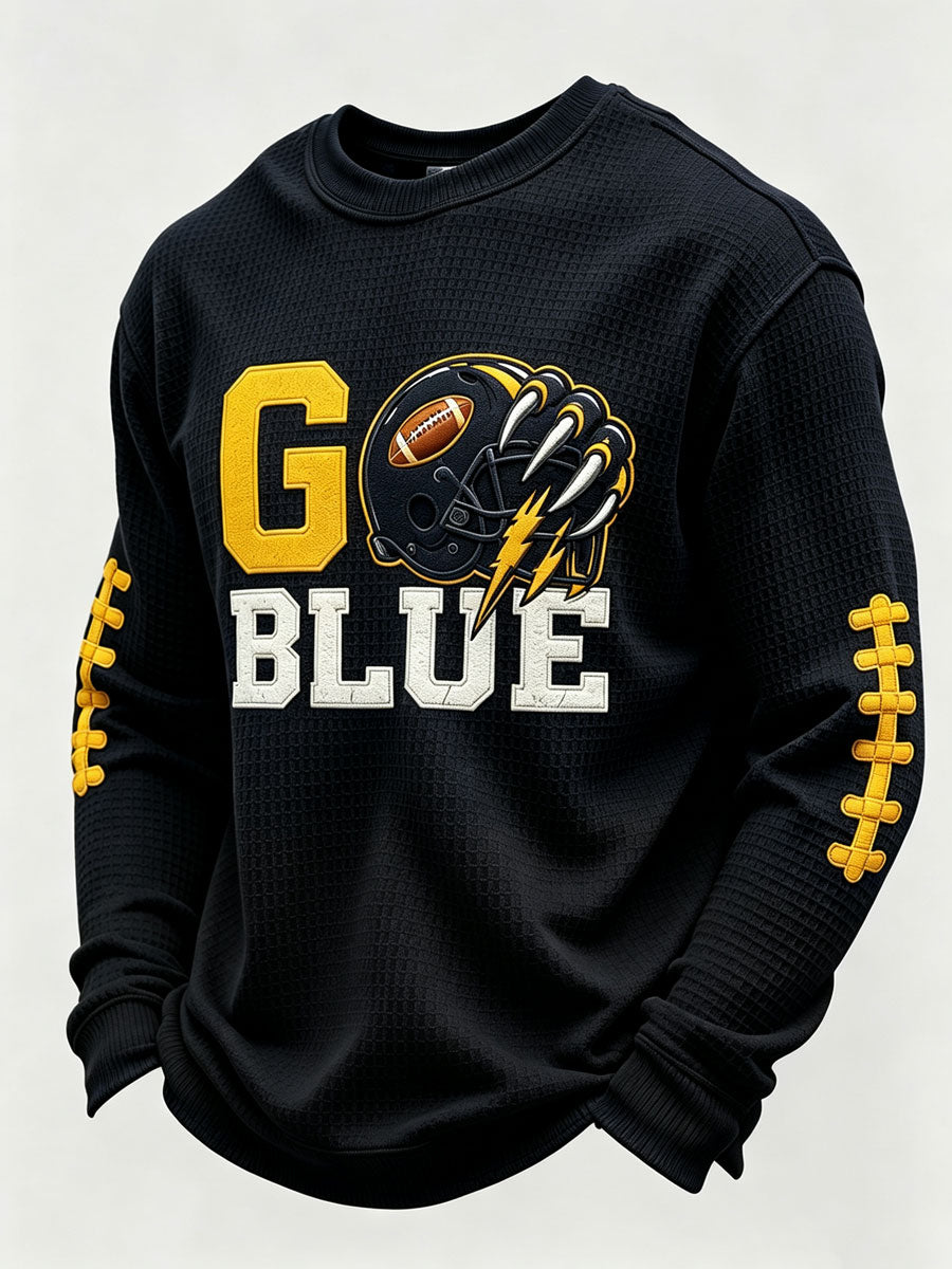 Men'S Rugby Printed Waffle T-Shirt