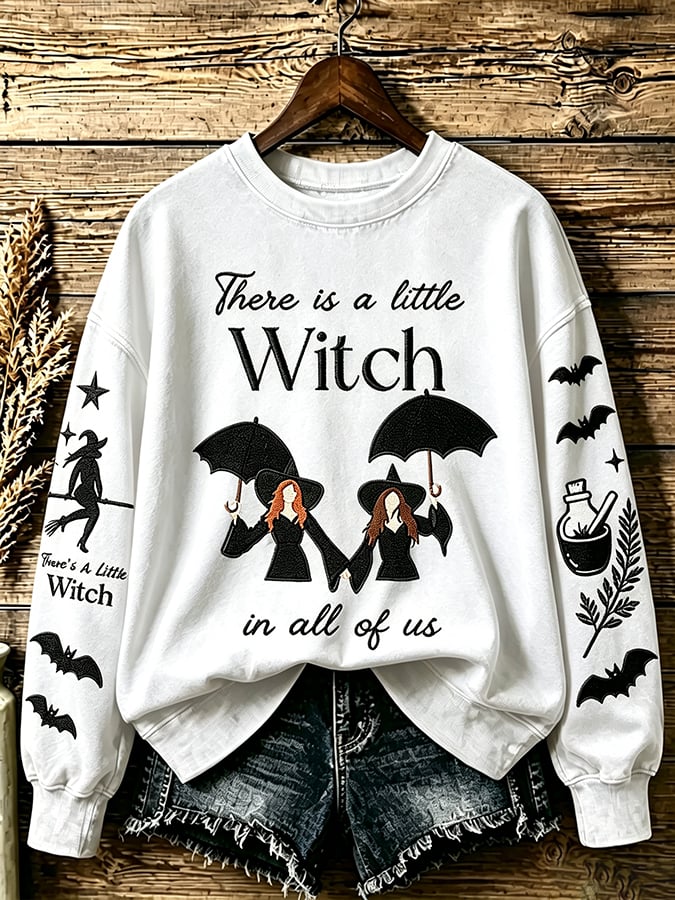 Women's Fall In Love Whenever You Can Print Casual Sweatshirt