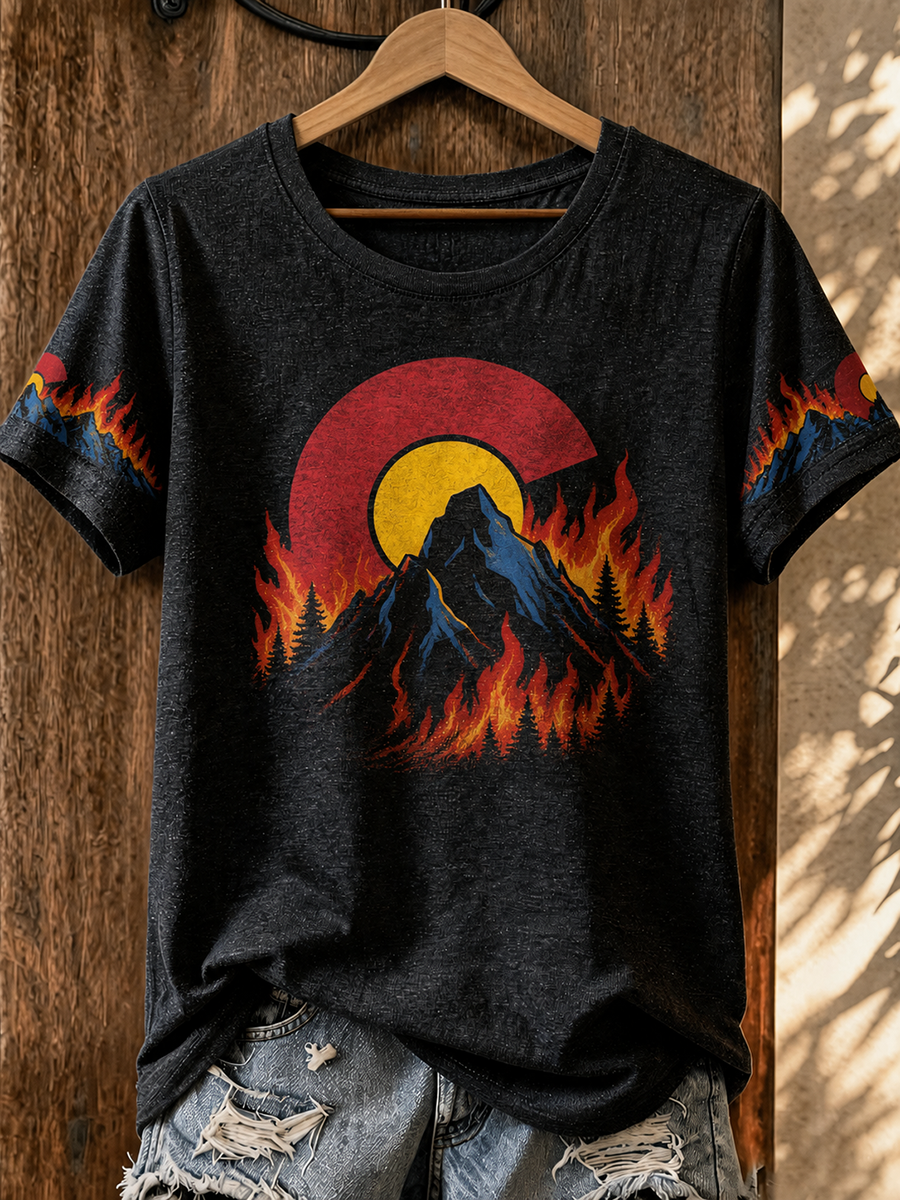 Women's Casual Colorado Strong T-shirt