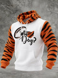 Men'S Football Printed Casual Waffle Hoodie