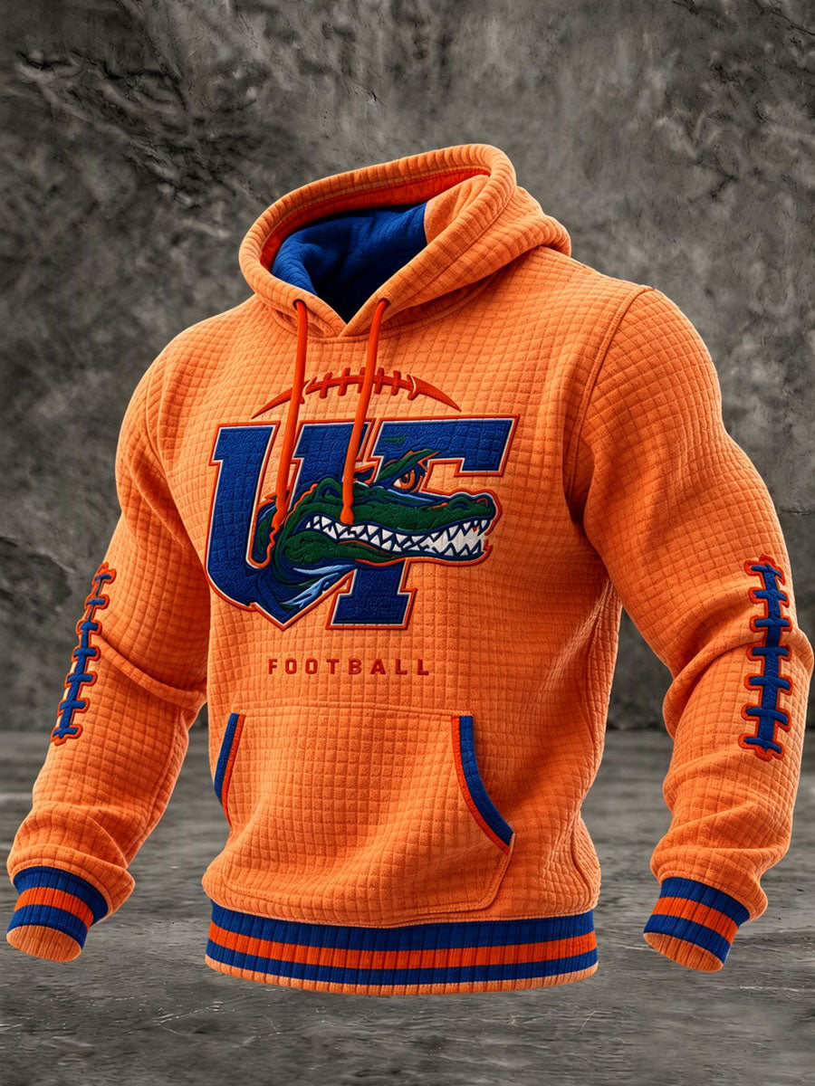 Men'S Football Printed Casual Hoodie